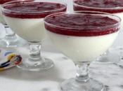 Panacotta salsa frambuesa