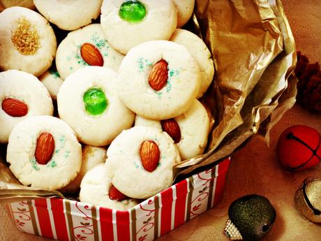 Galletas Navideñas de Almendra