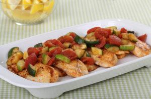 Filete de dorado etouffee