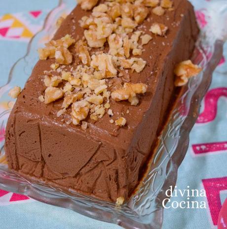 Semifrío de chocolate