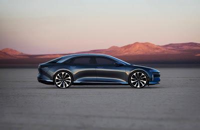 Lucid Air: el nuevo vehículo eléctrico que competirá con Tesla.