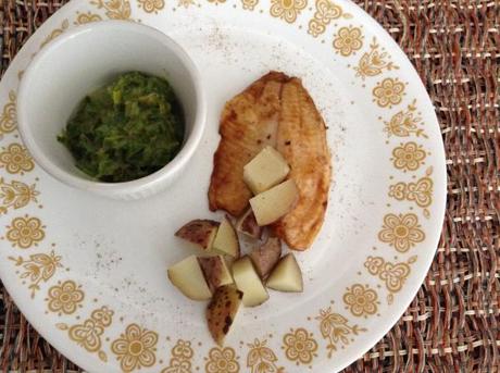 Bacalao en salsa verde con patatas