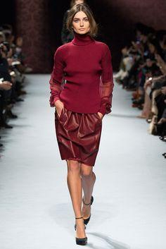 Como Combinar Falda Polipiel Burdeos