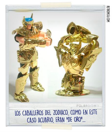 4 series de dibujos ochenteras cuyos muñecos disfrutamos Caballeros del Zodiaco - Aquario