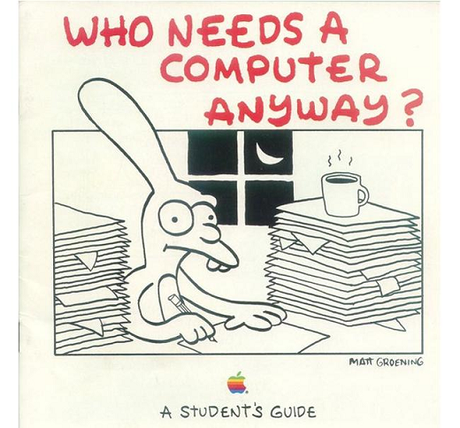 Matt Groening publicista para APPLE