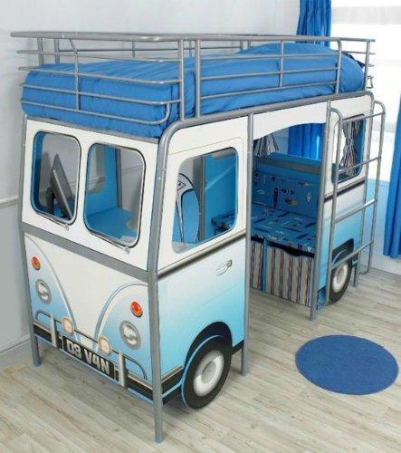 Cama caravana para niños viajeros