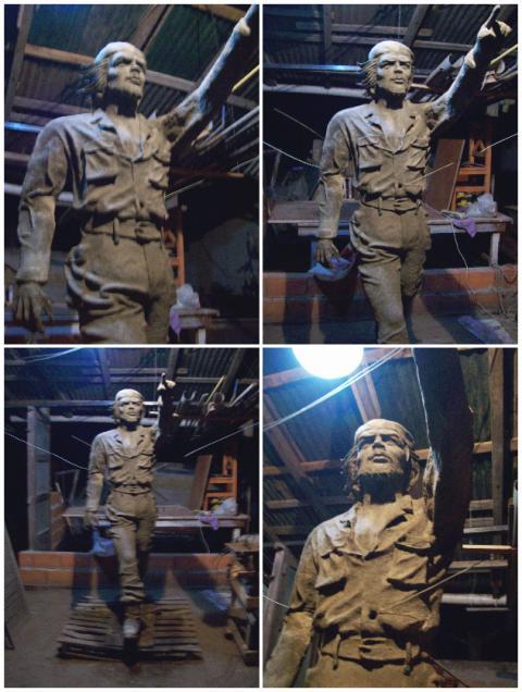 Una estatua casi desconocida del Ché en la Argentina