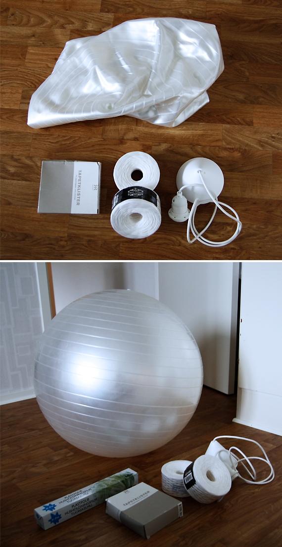 Diy: Lámpara de hilos tipo random light gigante