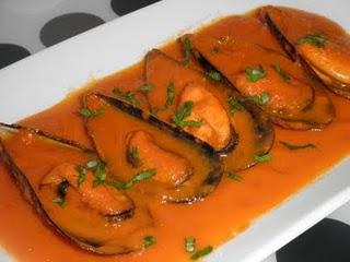 Mejillones en salsa