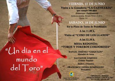 INTERESANTE JORNADA TAURINA EN  POZOBLANCO