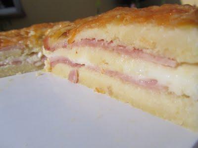 FAINÁ DE JAMÓN YORK Y QUESO