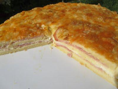 FAINÁ DE JAMÓN YORK Y QUESO