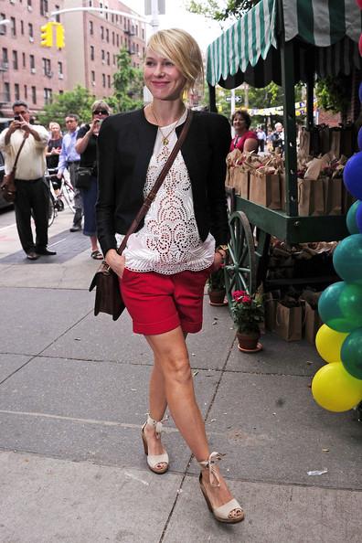 Naomi Watts is seen attending the Stella McCartney Spring 2012 Presentation in the West Village, New York City.