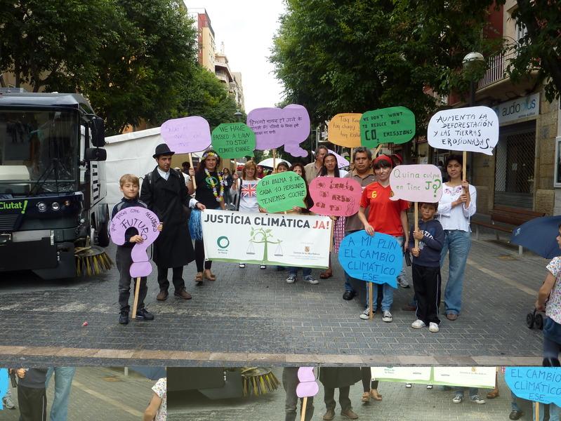Acción Amics de la Terra en Palma de Mallorca
