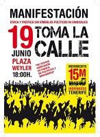 224.-  Manifestación :  Plaza Weyler ,  domingo 19 de junio a las 18.00 h