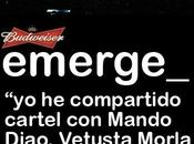 Emerge: tienes banda comparte cartel Mando Diao, Vetusta Morla Copy