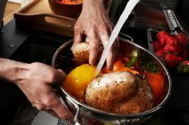 Cómo lavar las Frutas y Hortalizas