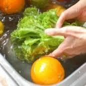Cómo lavar las Frutas y Hortalizas
