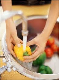 Cómo lavar las Frutas y Hortalizas