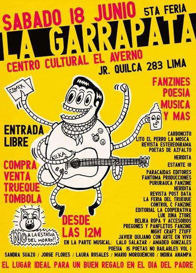 Este sabado 18 en el Averno, la 5ta Feria de la Garrapata