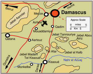Batalla de Kissoué: los franceses cortan la retaguardia de la columna Aliada que avanza hacia Damasco - 16/06/1941.