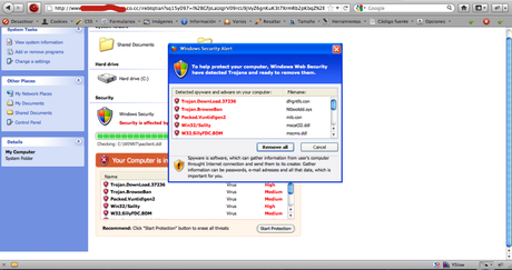 Falso Antivirus MacDefender para Windows