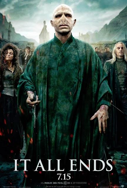 Todos los malos en el nuevo póster de 'Harry Potter and the Deathly Hallows: Part 2'