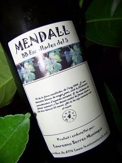 GARCÍA DE VERDEVIQUE BLANCO CRIANZA 2009 // MENDALL BB ESCOLLADES DEL 5 (  Bodega García de Verdevique - VT.Contraviesa-Alpujarra //Celler Laureano Serres Montagut - PVN, Pinell del Brai, Tarragona)