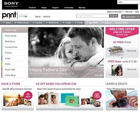 sony uk print
