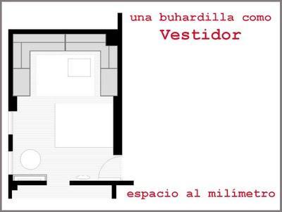 proyectos três: una buhardilla como vestidor