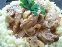 Pavo en salsa agridulce