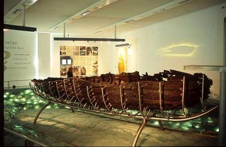 Una barca del Mar de Galilea del tiempo de Jesús