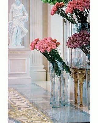 Las flores del Four Seasons Jorge V en Paris