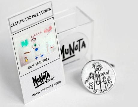 Munota Art by Kids, convierte los dibujos de los niños en joyas