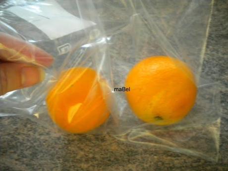 Zumo concentrado de naranja - 2 naranjas rinden 4 litros