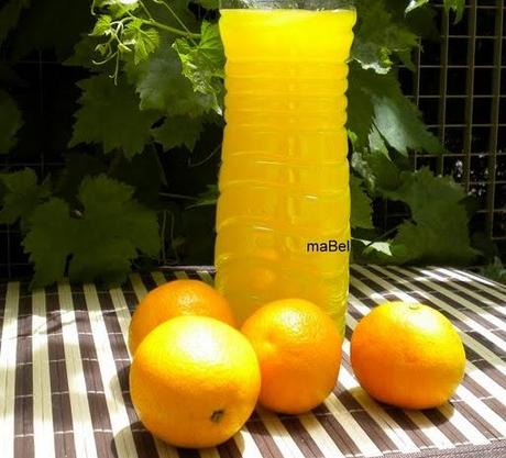 Zumo concentrado de naranja - 2 naranjas rinden 4 litros