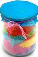 DECORANDO LA CASA CON  ARENA DE COLORES