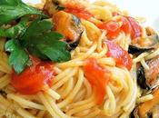 Espaguetis mejillones