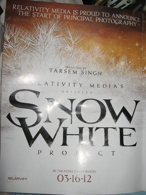 Primer vistazo a Snow White de Tarsem Singh