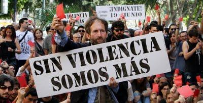 Los infiltrados, y no los “indignados”, provocan la violencia.