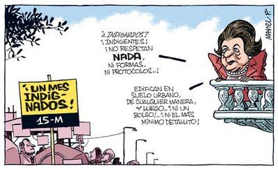 Los infiltrados, y no los “indignados”, provocan la violencia.