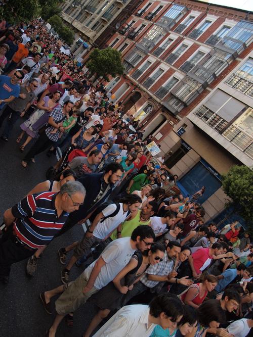 Manifestación contra el Pacto del Euro en Valladolid
