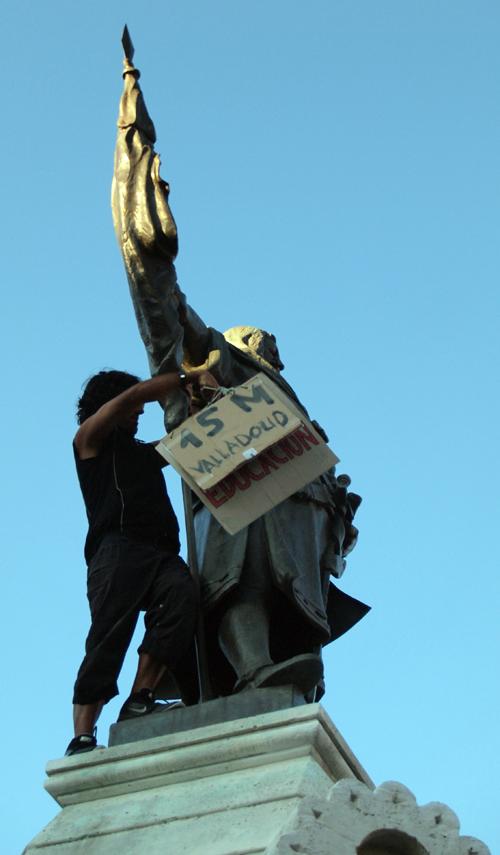 Manifestación contra el Pacto del Euro en Valladolid