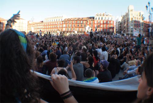 Manifestación contra el Pacto del Euro en Valladolid