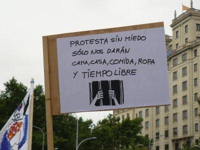 Manifestación contra el Pacto del Euro en Barcelona