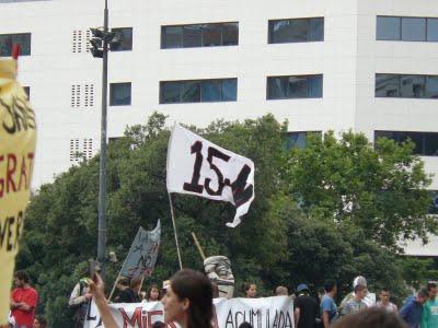 Manifestación contra el Pacto del Euro en Barcelona
