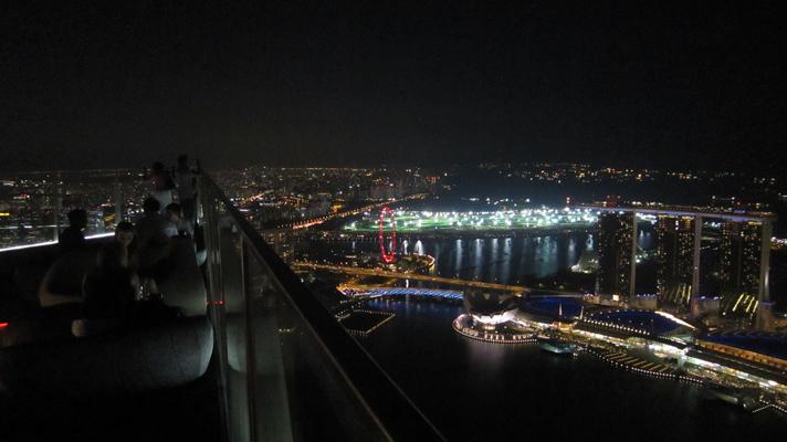 Noches por todo lo alto en Singapur