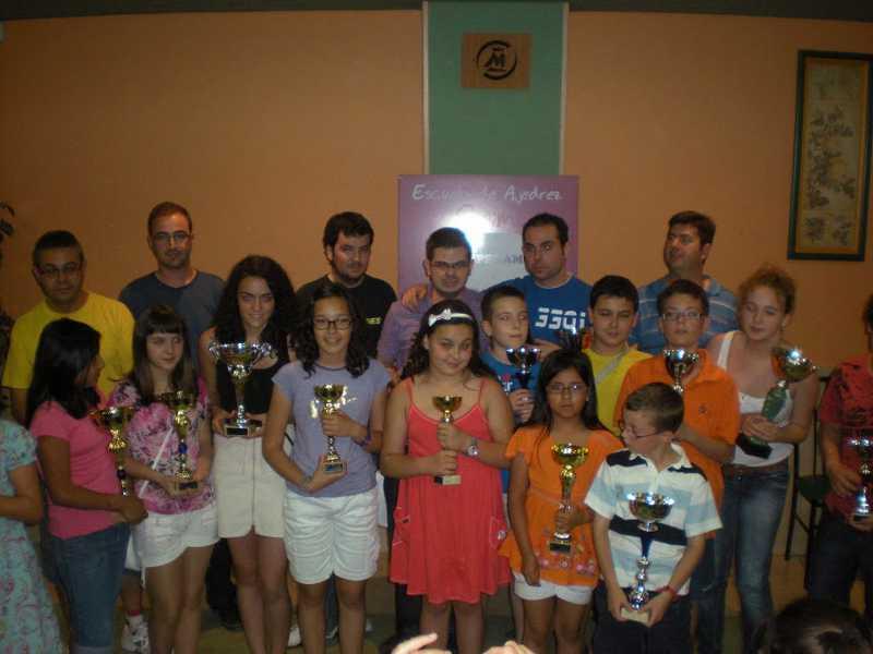 FINALIZO EL TORNEO DE AJEDREZ FIN DE CURSO 2011 DE JUMILLA