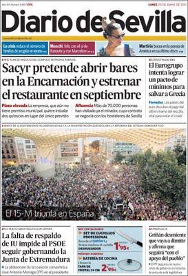 el 19J Sevilla en la prensa