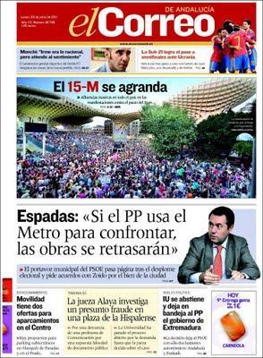 el 19J Sevilla en la prensa